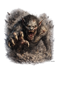 T-Shirt-Motiv-Grendel--Dark-Legend-Download-PNG-transparent