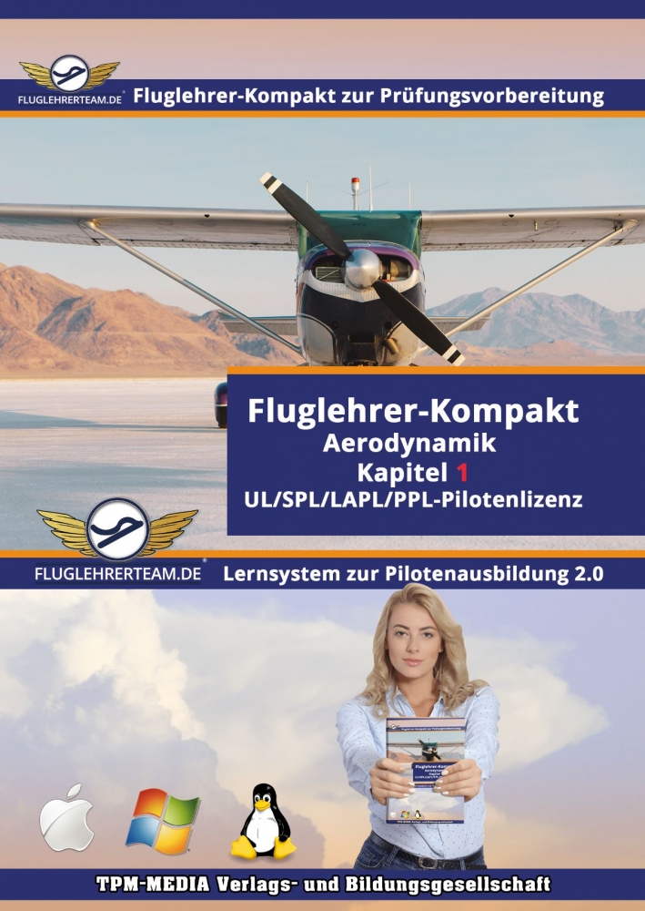 Bild 1 von Aerodynamik Lernsystem Kapitel 1 UL/SPL/LAPL/PPL - Pilotenlizenz (Download-Version)  / (Betriebssystem) Windows