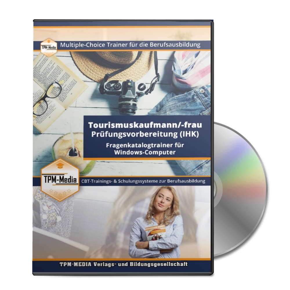 Bild 1 von Tourismuskaufmann (m/w/d) IHK mit über 3000 Lern-/Prüfungsfragen (Download-Version)  / (Betriebssystem) Windows