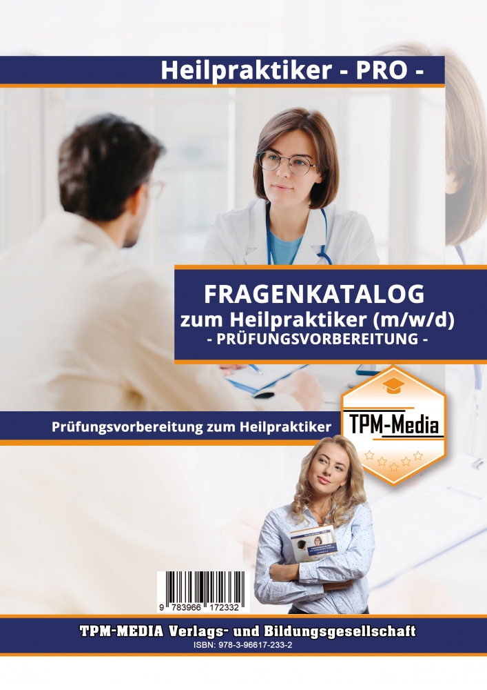 Bild 1 von Heilpraktiker - Pro (m/w/d) - Fragenkatalog mit 3350 Lern- & Prüfungsfragen  (eBook)