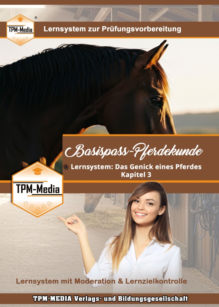 Bild 1 von Lernsystem Basispass-Pferdekunde  Kapitel 3 - Das Genick des Pferdes (Download)