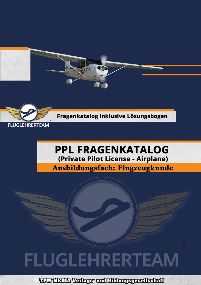 Bild 1 von PPL-Fragenkatalog Ausbildungsfach: Flugzeugkunde - eBook - Download-Version