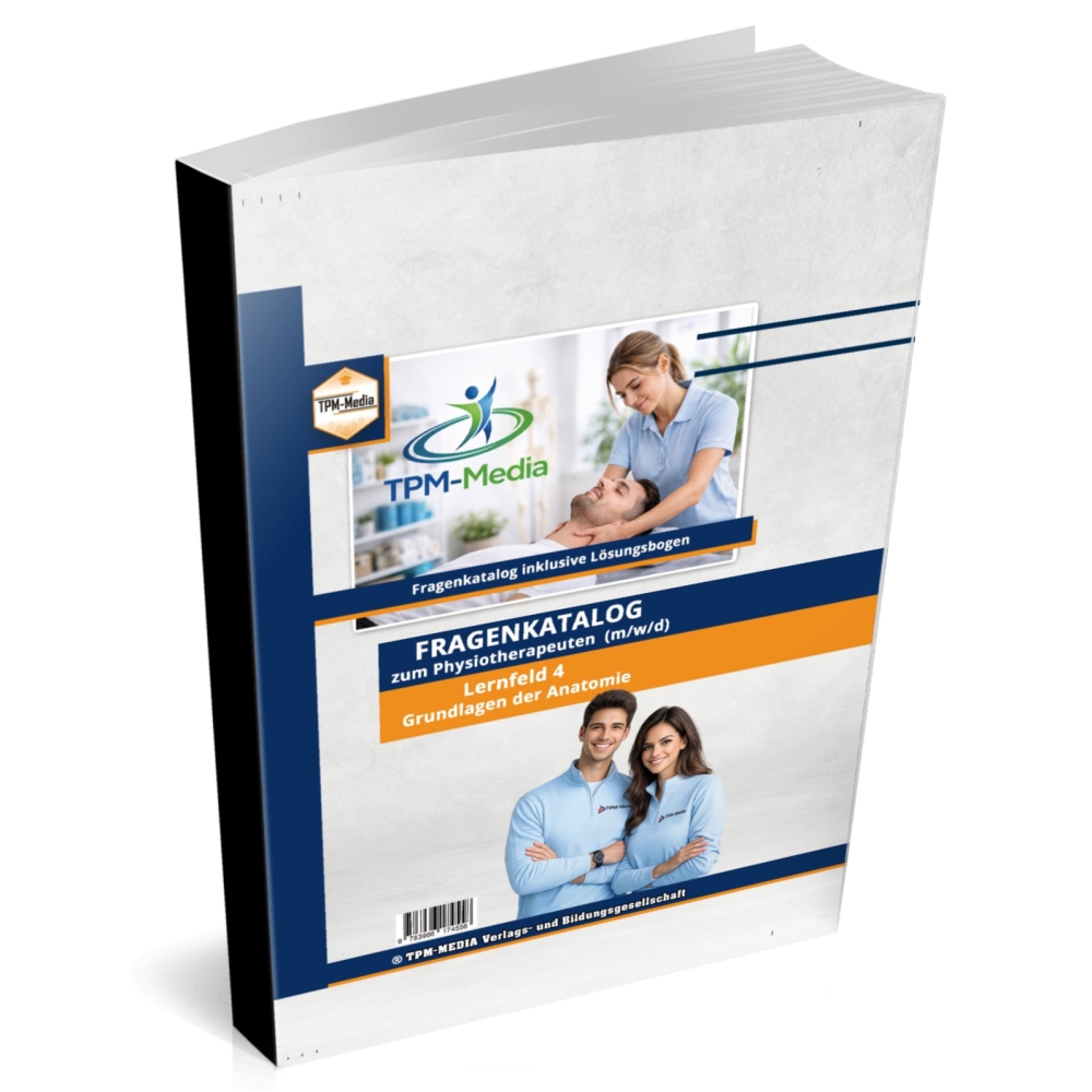 Bild 1 von Physiotherapeut (m/w/d) Fragenkatalog Lernfeld 4 mit über 3400 Lern- & Prüfungsfragen (Buch/Print)