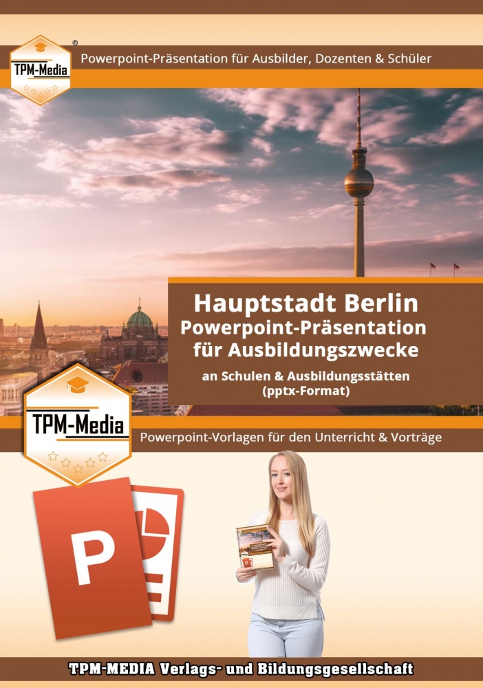 Bild 1 von PowerPoint-Präsentation: Stadt Berlin – Lehrmaterial für Ausbilder und Schüler (Download) .pptx  / (Sprachen) English